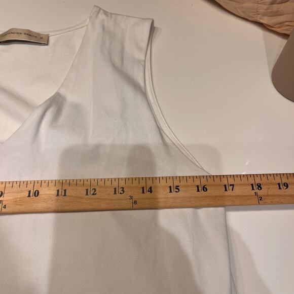 Purificacion Garcia Colorblock Tiered Midi Dress Sz Medium - Picture 7 of 10